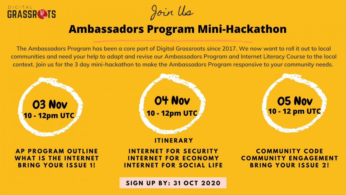 Ambassadors Program Mini-Hackathon