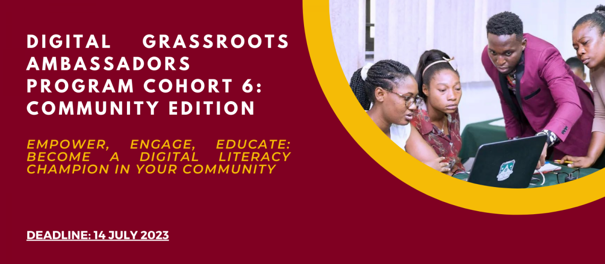Leading Digital Literacy in Your Community: Apply for the Digital Grassroots Ambassadors Program Cohort 6