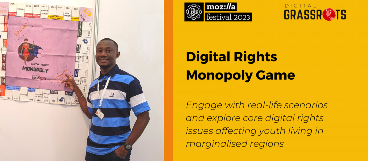 Gamified Learning for Internet Governance at MozFest 2023: Spotlight on Digital Rights Monopoly